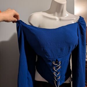 New Blouse In different colors : burgundy, Dark blue and Bright green